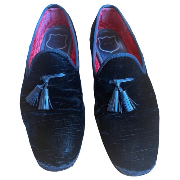 Tom Ford Black Velvet  Tassel Loafers main image 8